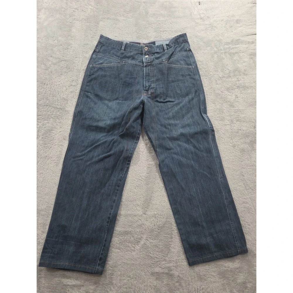VTG Girbaud Baggy Fit Jeans Carpenter Men's Sz 38x30  Blue Denim